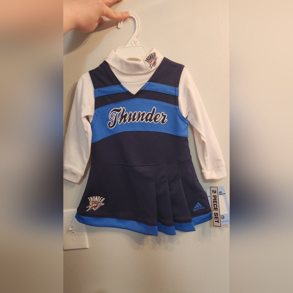 NWT OKC Thunder Cheer Outfit